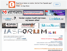 Tablet Screenshot of hetlasforum.nl